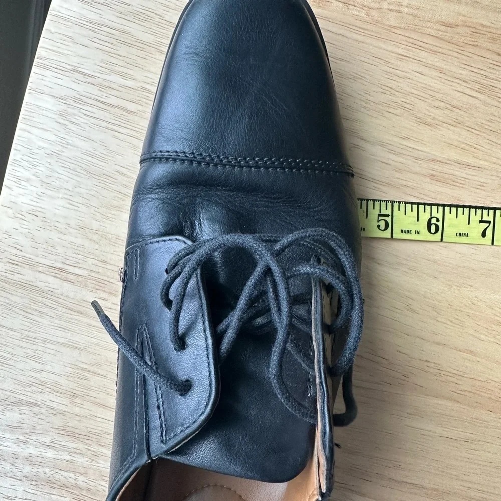 Clark's collection soft cushion lace Black men shoes Size 9.5W